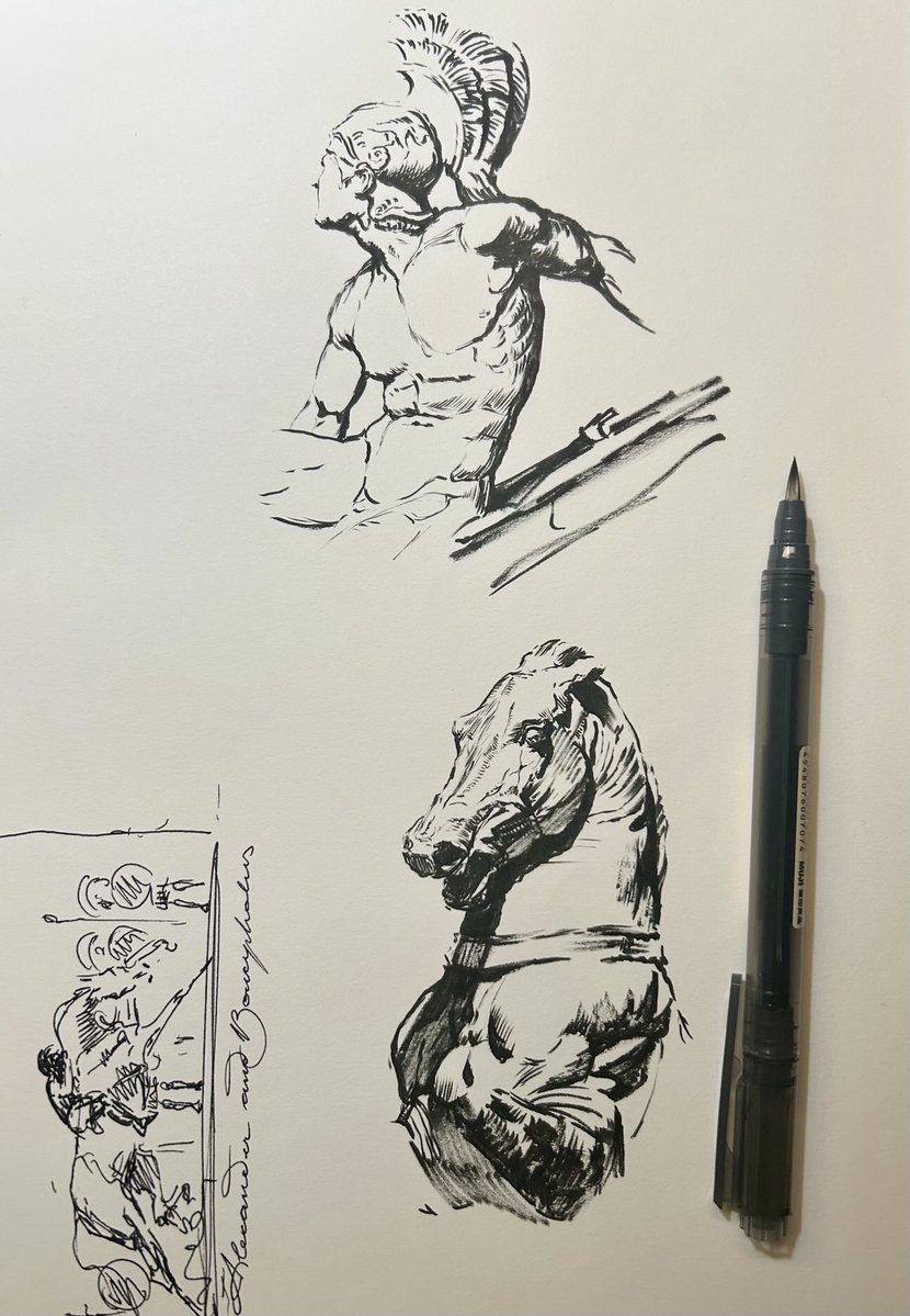 A page from my sketchbook.