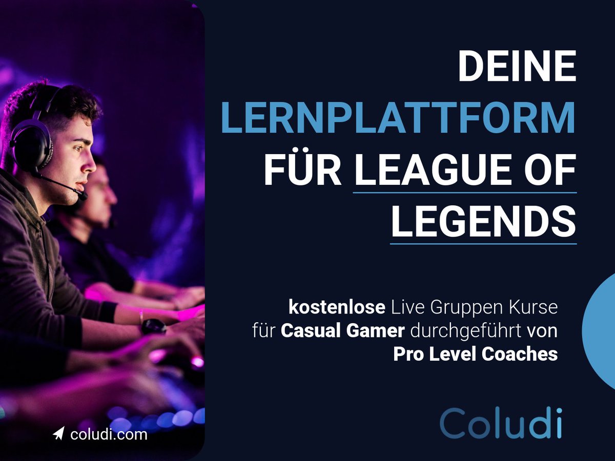 Wir freuen uns, unseren neuen Partner vorzustellen

 <a href="/Coludi_/">Coludi</a> 

Coludi bringt strukturiertes Lernen ins Game - mit kostenlosen Group Coachings, In-Houses &amp; Pro-Feedback für alle Ranks.

Schaut mal rein!
🔗coludi.com

#LeagueOfLegends #BootzGaming #Coludi #Esports