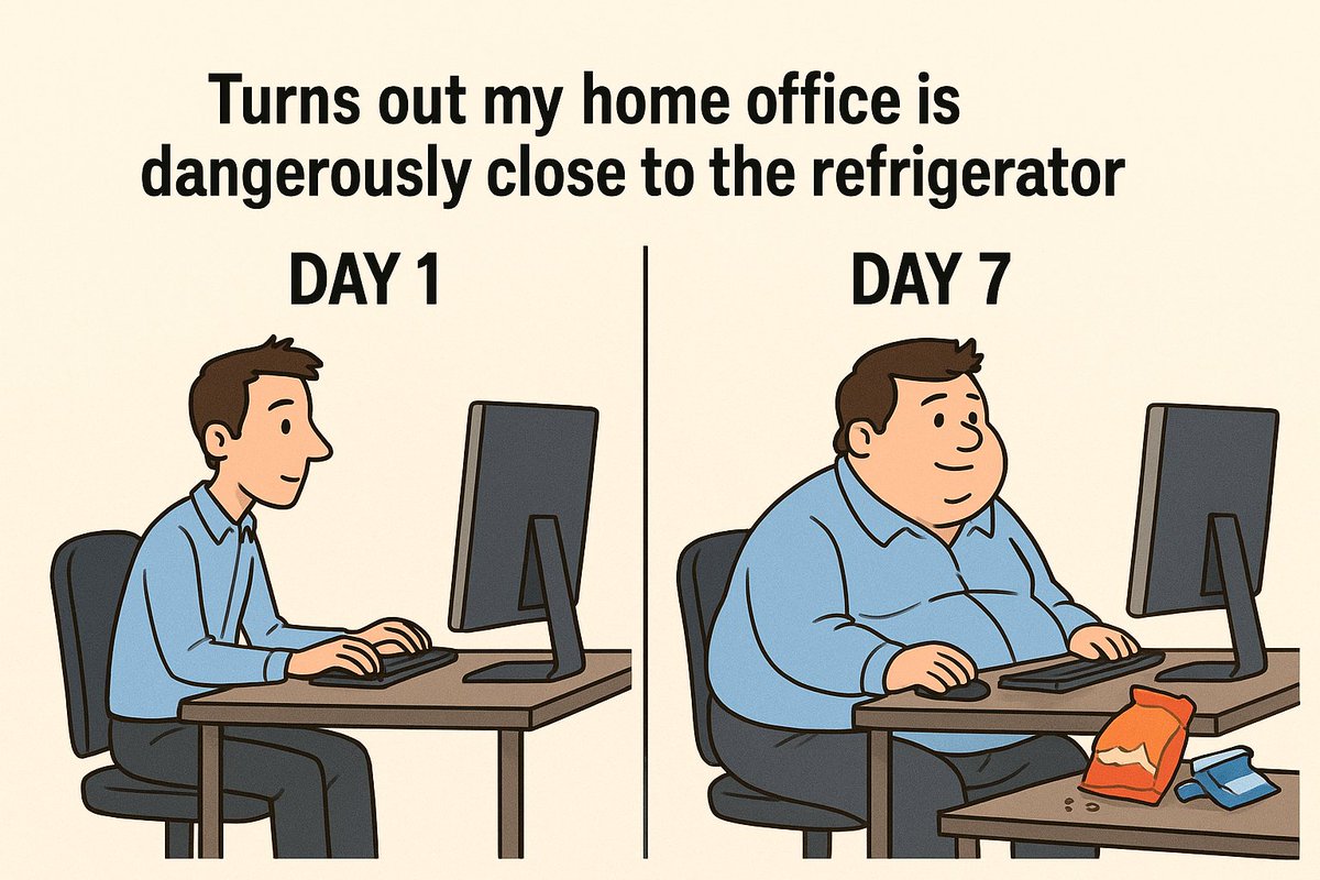 TrueLightDesign's tweet image. Working from home again and, yes, I've gained a few pounds. Not as much as below, though.... Blessed to be working on things pertaining to the work of the Lord!😇