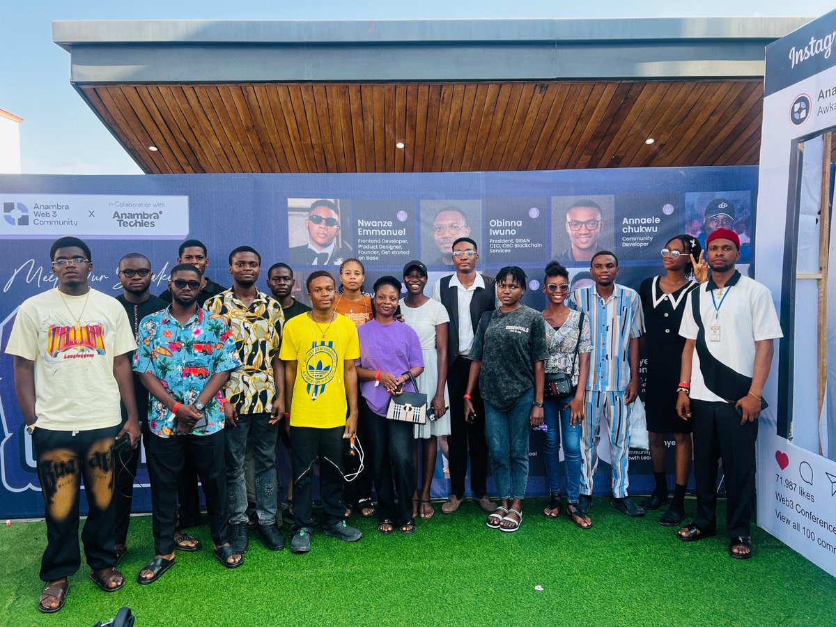 The Anambra Web3 Conference was all about learning, sharing, and discovering new ways to build in the decentralized world.
Knowledge = Power.

<a href="/anambraweb3conf/">Anambra Web3 Community</a> <a href="/AnambraTechies/">Anambra Techies</a>