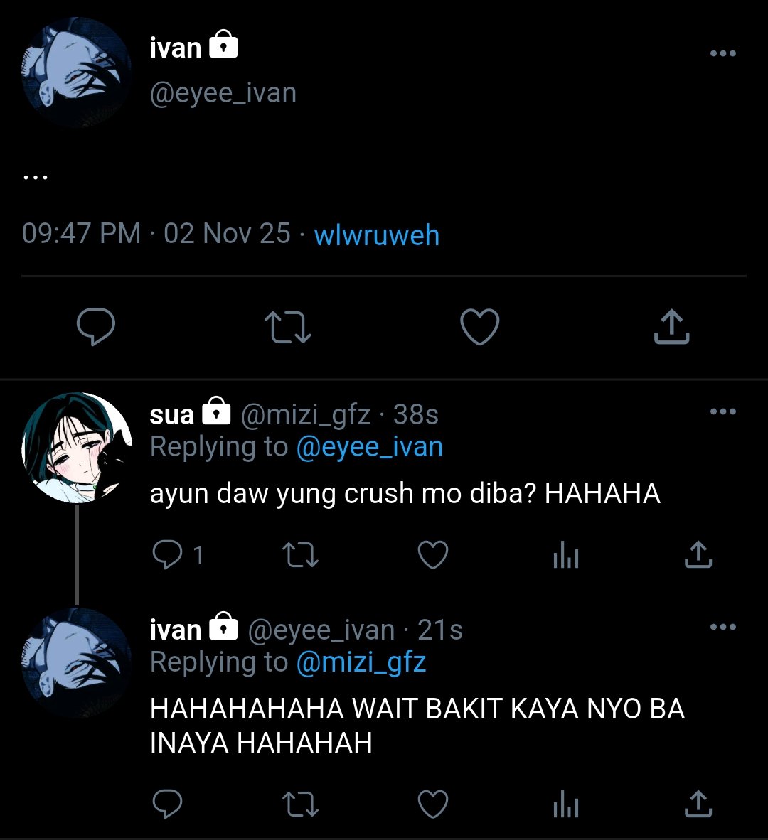 wlwruweh's tweet photo. jeepney love story / accidentally inlove 
— an #ivantill filo au prompt
HAHAHAHAHA maling jeep nasakyan mo, pag outing pala, tas crush ka nung pinsan nila kaya sumama ka na na raw 

: crack - fluff, comfort, filo au https://t.co/q4K7hwnpvA