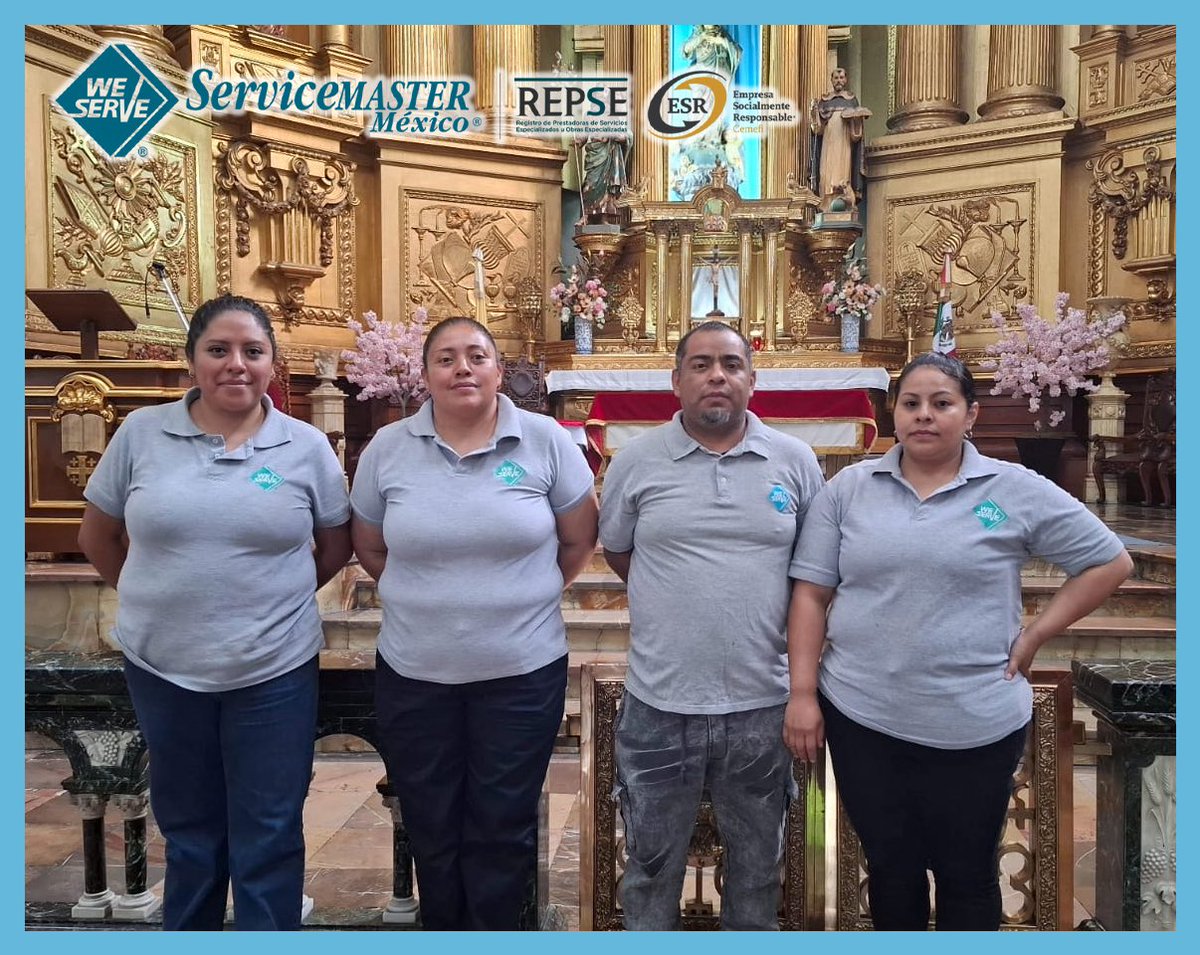 ServiceMasterM7's tweet image. ¡Nuestra misión va más allá de un servicio! 💚 Hoy, nuestros colaboradores decidieron unirse a la jornada voluntaria de limpieza para el Templo de San Francisco en la #CDMX  👷🧹🚰

#ESR  #Limpieza  #servicemastermexico  #cuidemoselplaneta