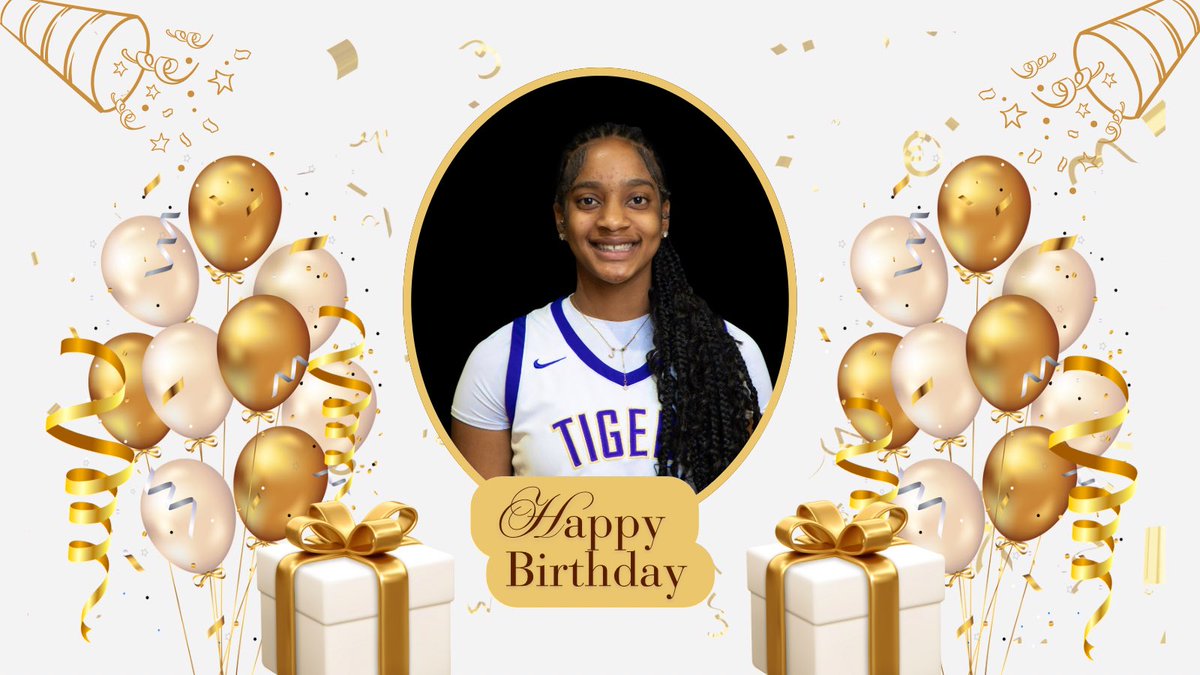 Lady 🐅🏀 would like to wish a very HAPPY BELATED BIRTHDAY to Junior Forward - #33 Jenae Harris!! 🎊🎉