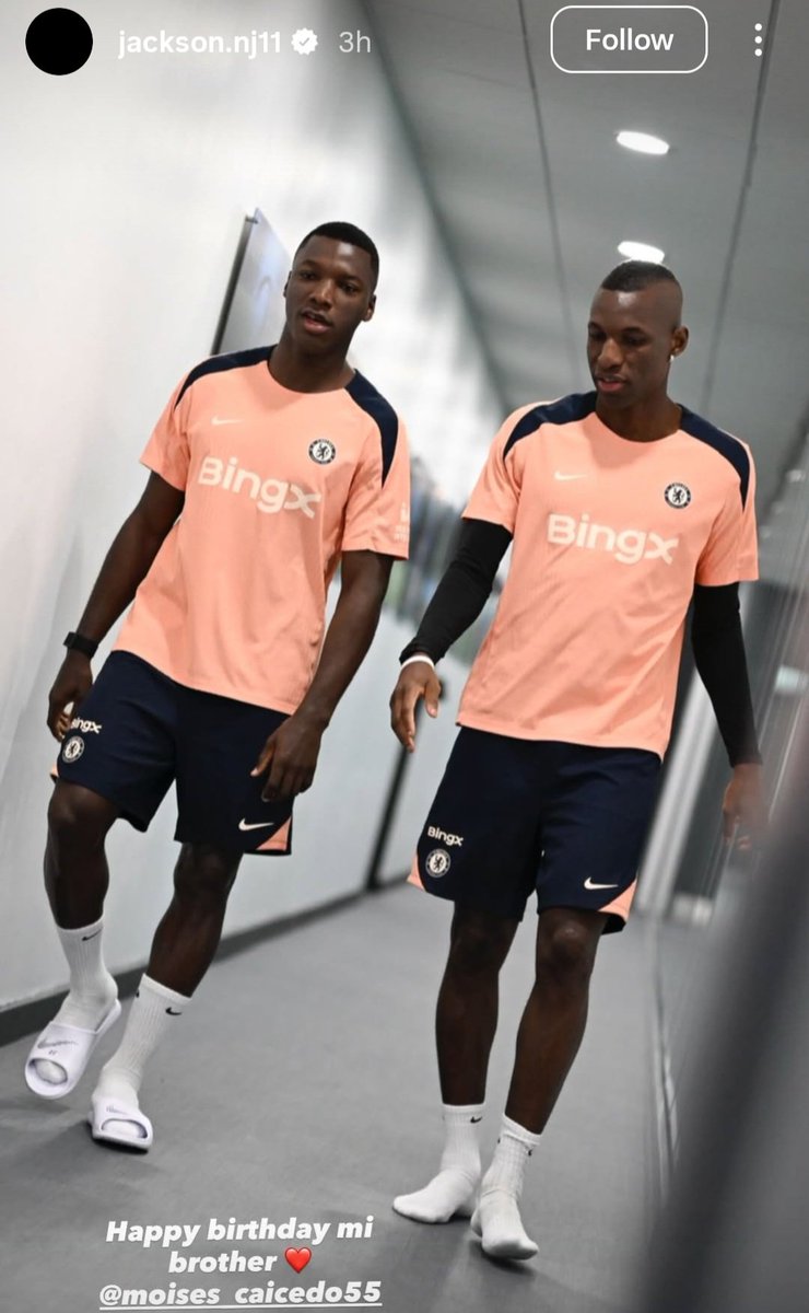 TheBlueDodger's tweet image. Nicolas Jackson via IG. 💙

#CFC