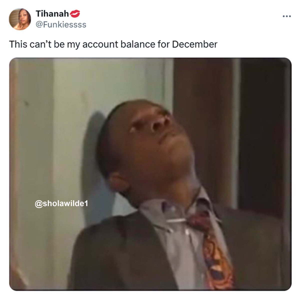 SholaWilde's tweet image. #accountbalance