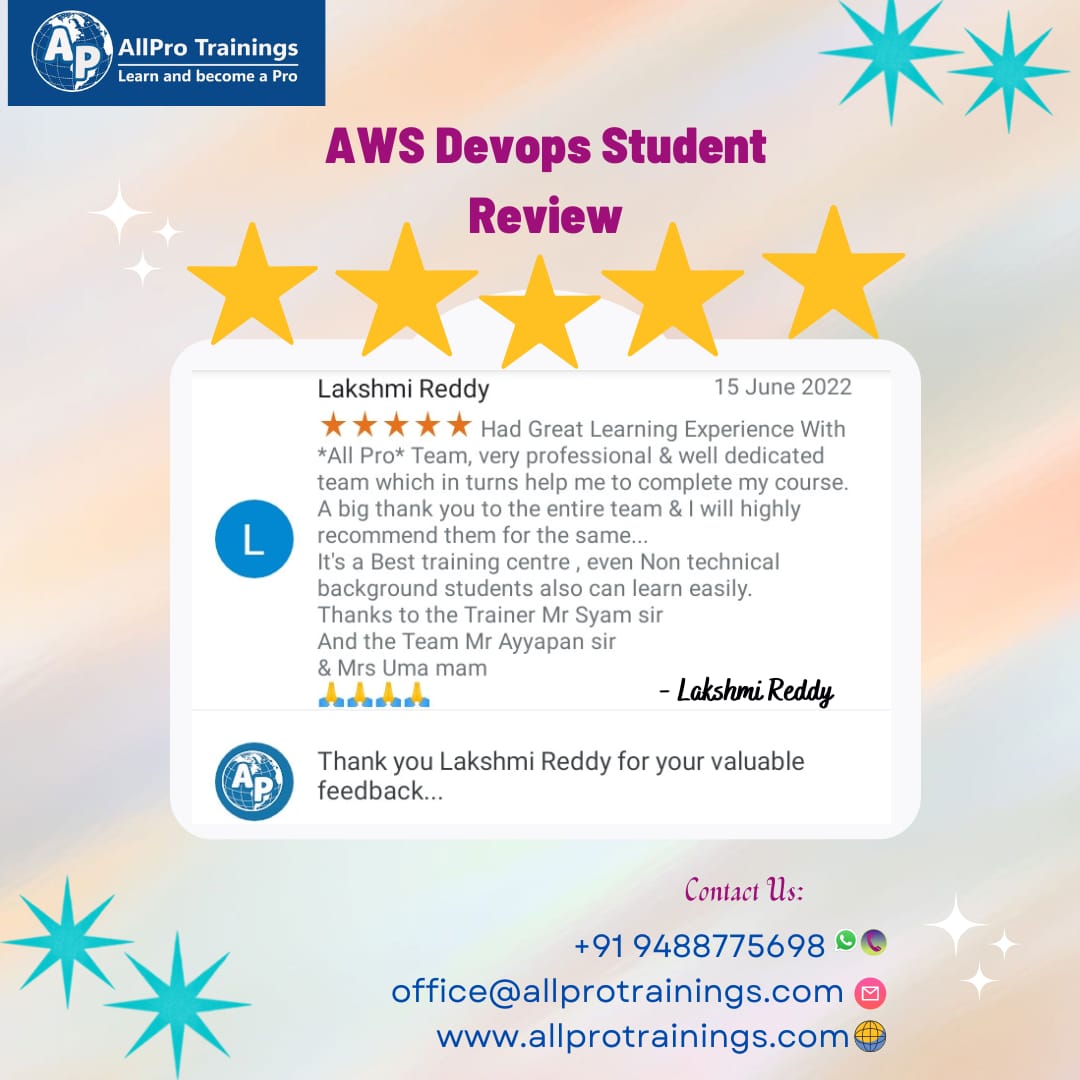 allprotrainings's tweet image. 🌩️ Master AWS DevOps in 35 Hours! 🚀 Learn AWS, CI/CD, Docker, Kubernetes, Jenkins &amp;amp; Terraform with real-time projects. 🔥 50% OFF! ⏰ 7–8 PM (Mon–Fri)
Join Now 👉 wa.me/919597875698
#AWSDev