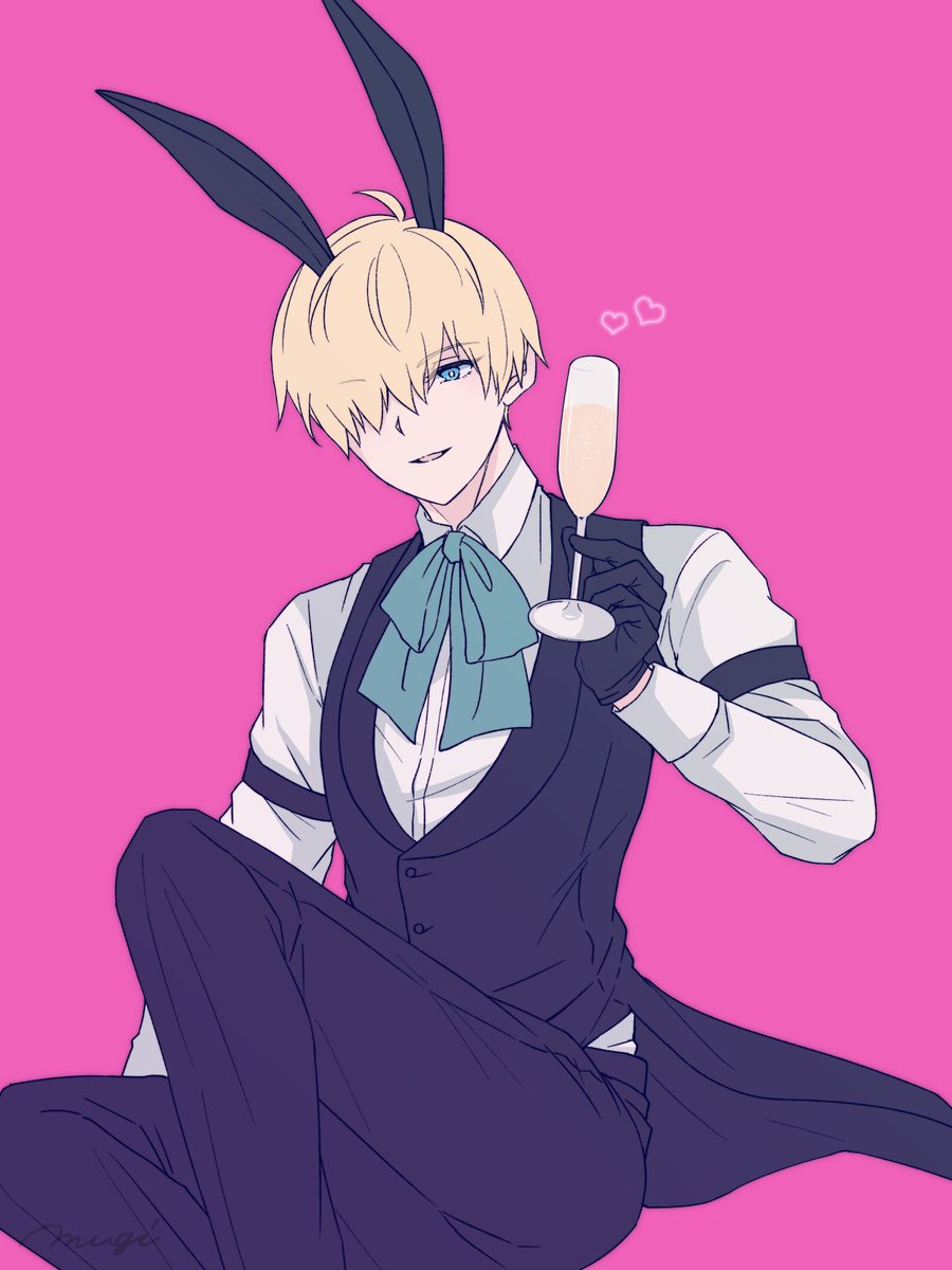 いつ描いたのか覚えてない🐰を発掘したので放流します