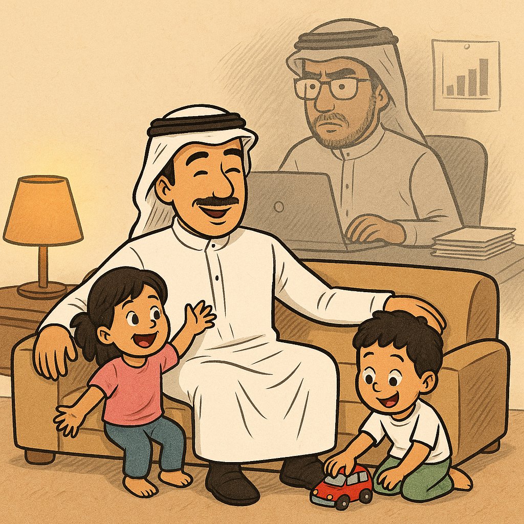 لا تأخذ عملك معك للبيت