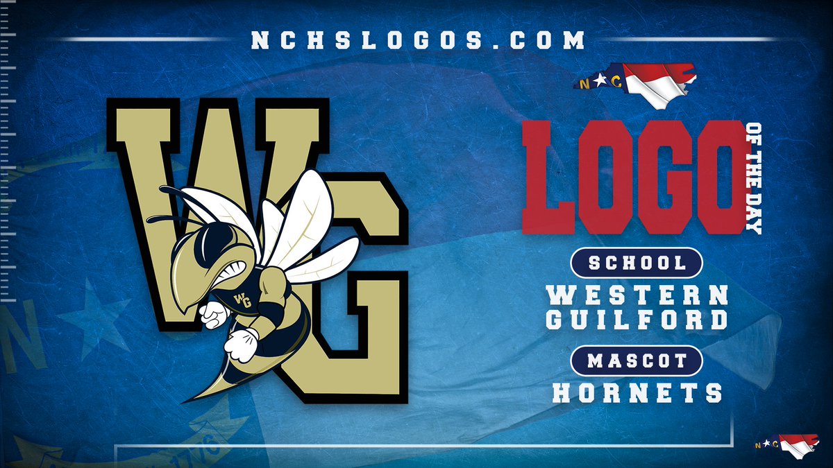 Our final #NCHSLogoOfTheDay of the week takes back out to to Greensboro to ✔️out Western Guilford Hornets⬛️🟨🐝

<a href="/WesternGuilfor2/">Western Guilford Football</a> <a href="/wgladyhornets/">Lady Hornets 🏀</a> <a href="/wghsjv/">WGHS_JV_WomensBB</a>

nchslogos.com/WesternGuilfor…

#nchsfb #nchshoops