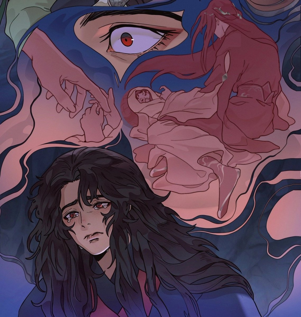 you're telling me there was a binghe who went through all of this and didn't even get his own harem like bingge + was lonely to the point that he shattered his soul so another version of him could even have a CHANCE at happiness. yeah i'm never recovering
