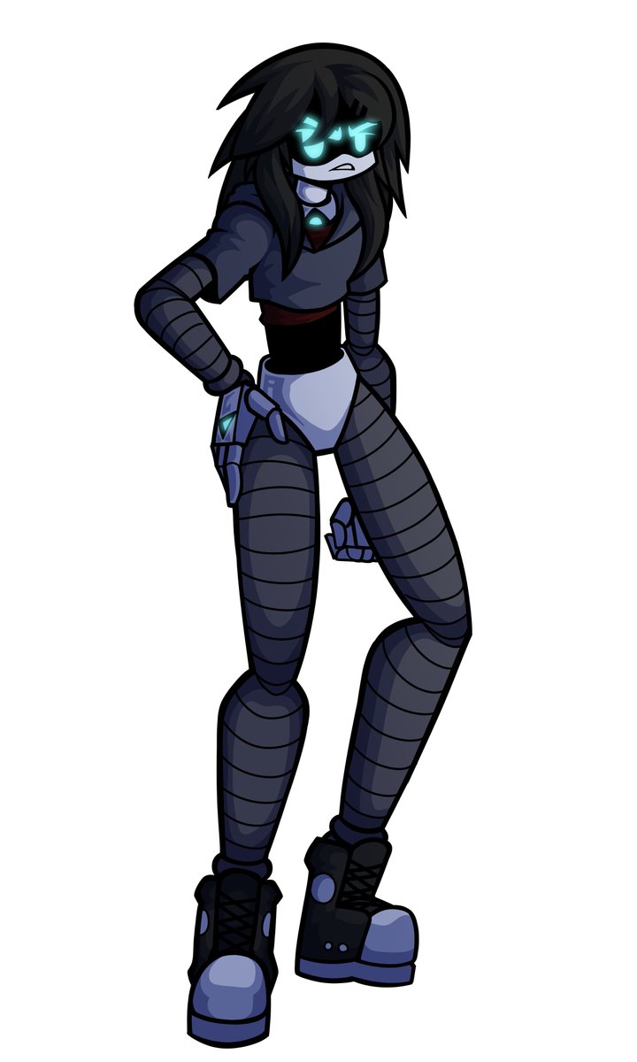 SniperWaffle115's tweet image. Finally got standalone art of Evelyn! She can be a bit grumpy at times, but she&apos;s a good friend.

Art by @Emzaro02!

#MurderDrones #MurderDronesOCs #MurderDronesOC