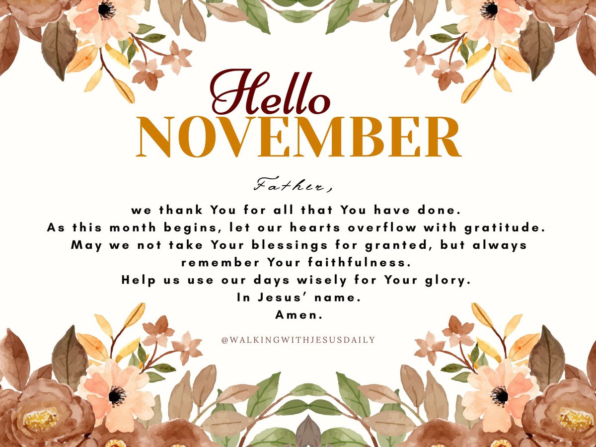 WWJESUS5724's tweet image. web.facebook.com/photo/?fbid=16…

#KeepPraying
#SpendTimeWithGod
#HelloNovember
#TrustInHisPlan
#WalkingInFaith
#WalkingWithJesusDaily