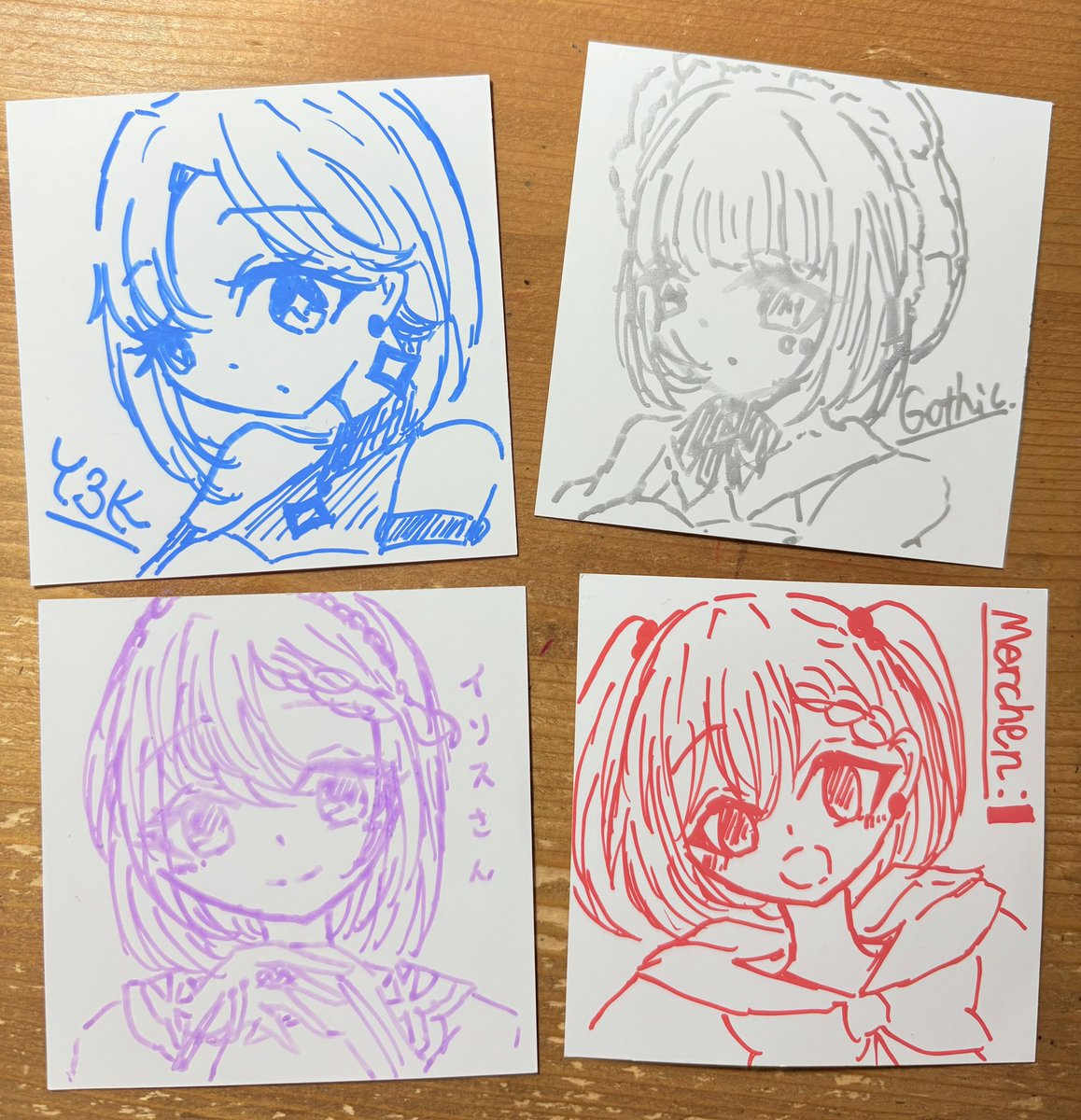 め〜こ絵の息抜きにめ〜こを描く