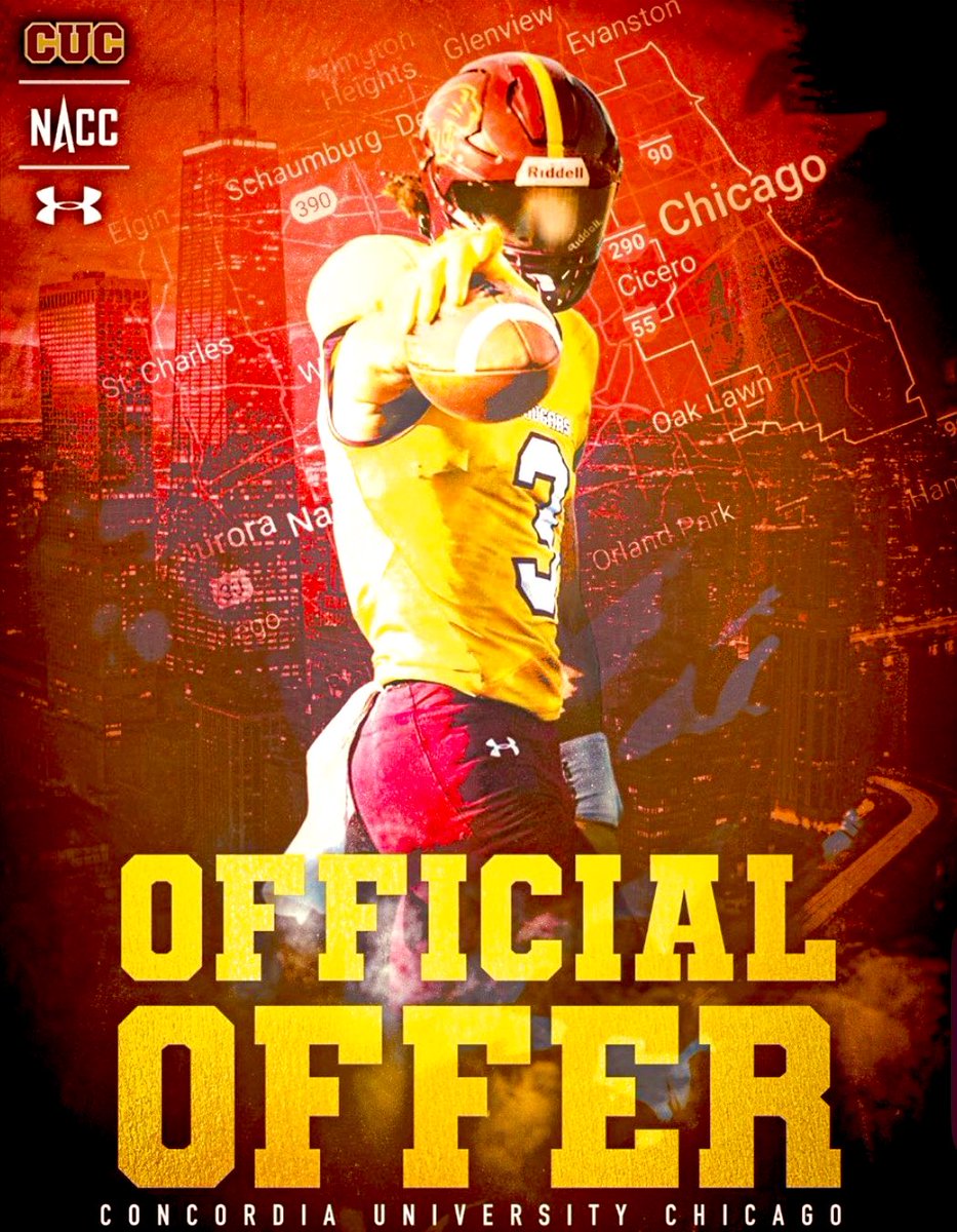 After a great conversation with <a href="/TierreTurner2/">Tierre Turner</a>  I am blessed to receive a offer from CUC

<a href="/SinqueTurner/">Coach Turner</a>  <a href="/_CoachJay_/">Jay Cshaw</a> 
<a href="/PrepRedzoneIL/">Prep Redzone Illinois</a> <a href="/scottybscout/">Scott Burgess</a> 
<a href="/OJW_Scouting/">PrepRedzone Oliver</a> <a href="/mattjnow/">Matt Now</a> 
<a href="/GregSmithRivals/">Greg Smith</a> <a href="/Levi_bradley312/">Levi bradley</a> <a href="/BlueGreyFB/">Blue-Grey All-American Bowl</a> 
<a href="/EDGYTIM/">Timothy “EDGYTIM” OHalloran</a>