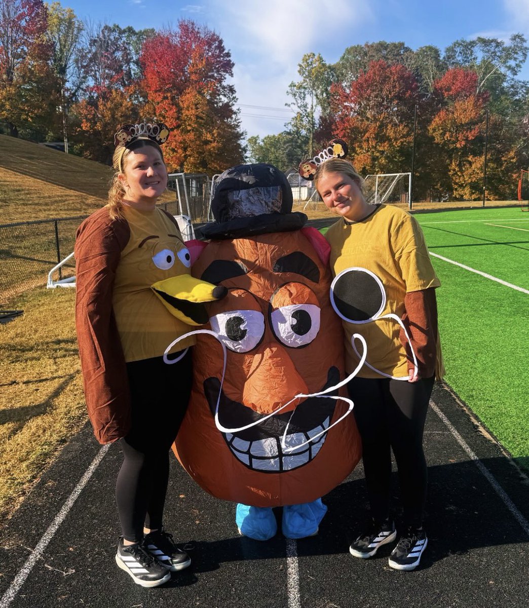 CoachJackieHuff's tweet photo. It’s camp day at C U! Featuring Mr. Potato Head and Slinky Dog 🥳 so pumped for this one! https://t.co/RVaoHoa3q5