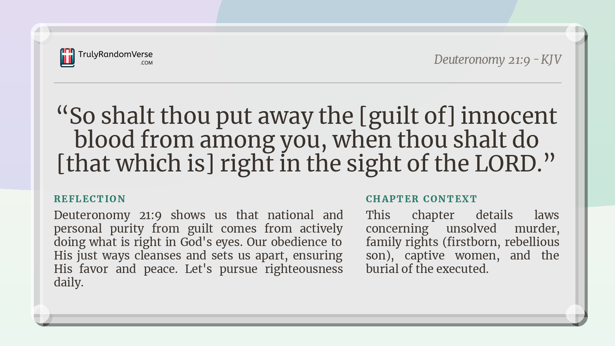 TRVBibleVerses's tweet image. #BibleVerse #Scripture #Righteousness #ObedienceToGod #SpiritualPurity #WalkWithGod #Deuteronomy #BookOfDeuteronomy