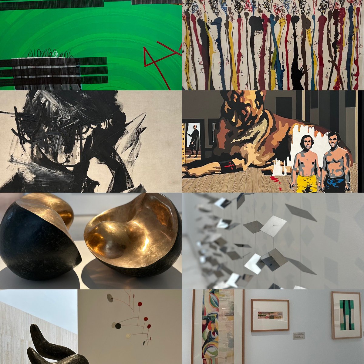 👁️Visite gratuite  à #Alicante du #MACA musée d’art contemporain de la ville, riche d’1belle collection permanente étonnante…
Occasion de découvrir l’expo temporaire consacrée à JUANA FRANCÉ artiste femme dont l’expression artistique sous Franco releva d’1forme de résistance🇪🇸
