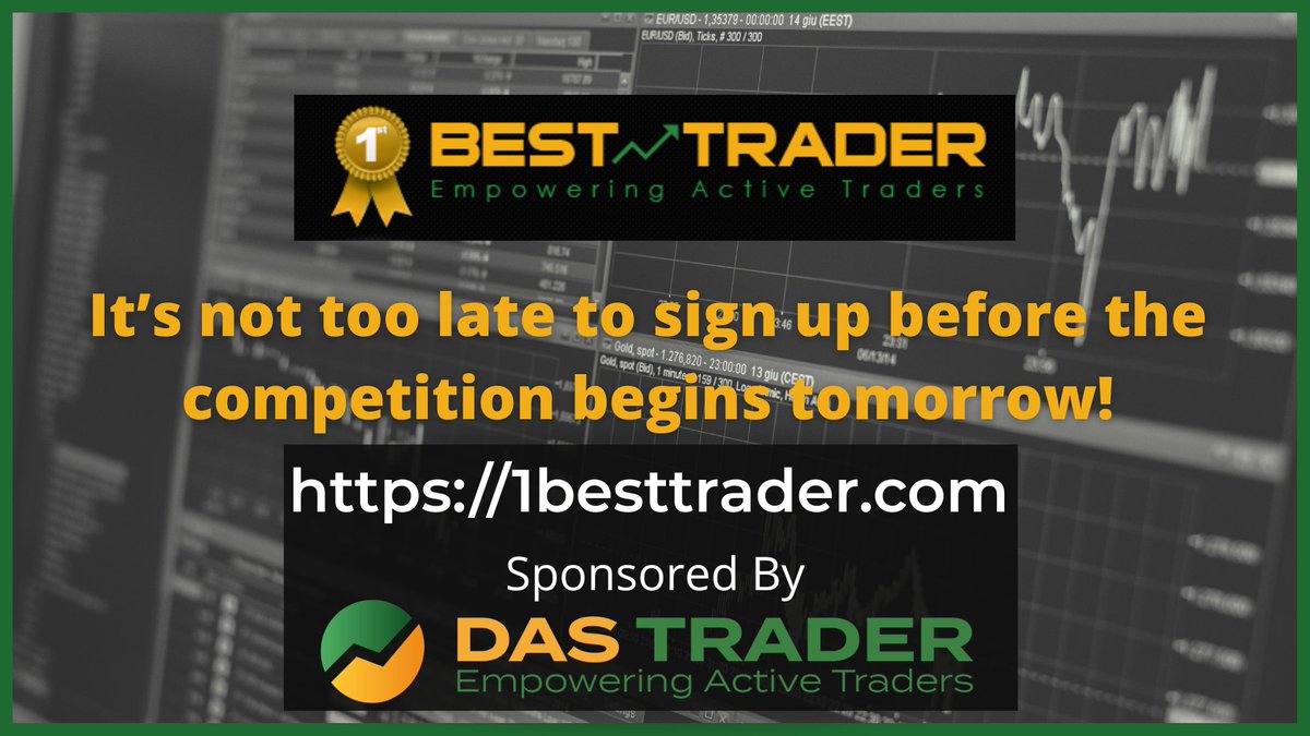 1BestTrader's tweet photo. Tomorrow is the first day of the Fall 2025 #1 Best Trader competition! Sign-up today to reserve your spot and start competing against other traders! Sign-up here: https://t.co/EZpNbnMDMR https://t.co/khdHgpMSE0