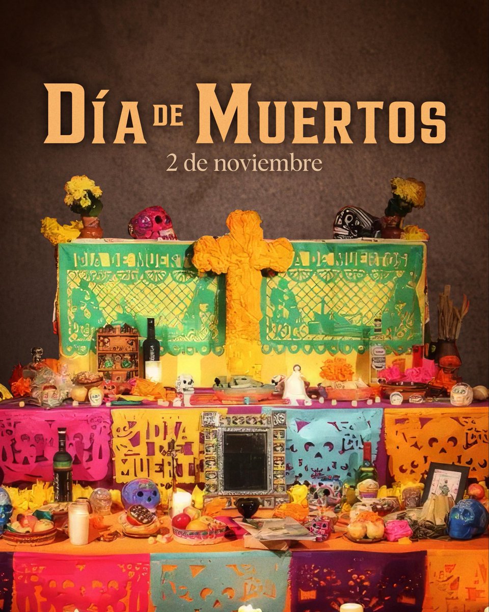 En Puebla celebramos el Día de Muertos 💀🌸, una tradición que refleja nuestra riqueza cultural y mantiene viva la memoria de nuestros seres queridos. 🌼🕯️