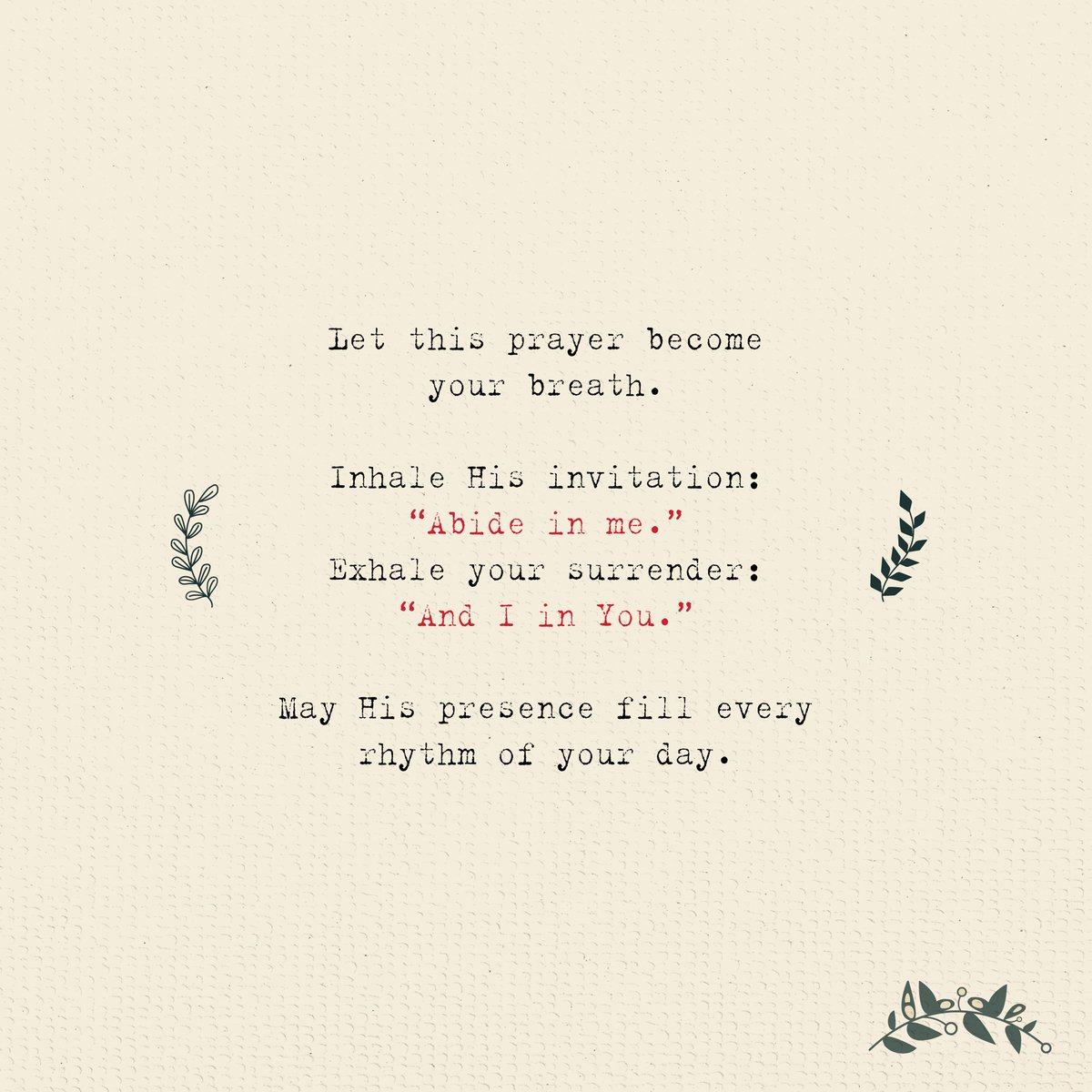 We’ve been challenged to lean deeper into prayer—it’s part of who we are. Let’s pause, center our lives on Christ, and renew our commitment to listen and commune with Him. We’re not perfect, but we know who is. Check out the prayer exercise below and join us in prayer.

#prayer