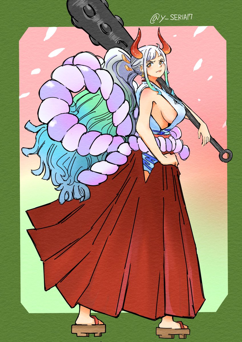 はぴばヤマト🍢🎉
扉絵連載で活発に動いてる姿が見れて嬉しかったー😆✨
本編での再登場も期待‼︎
#ONEPIECE 
#ヤマト誕生祭2025