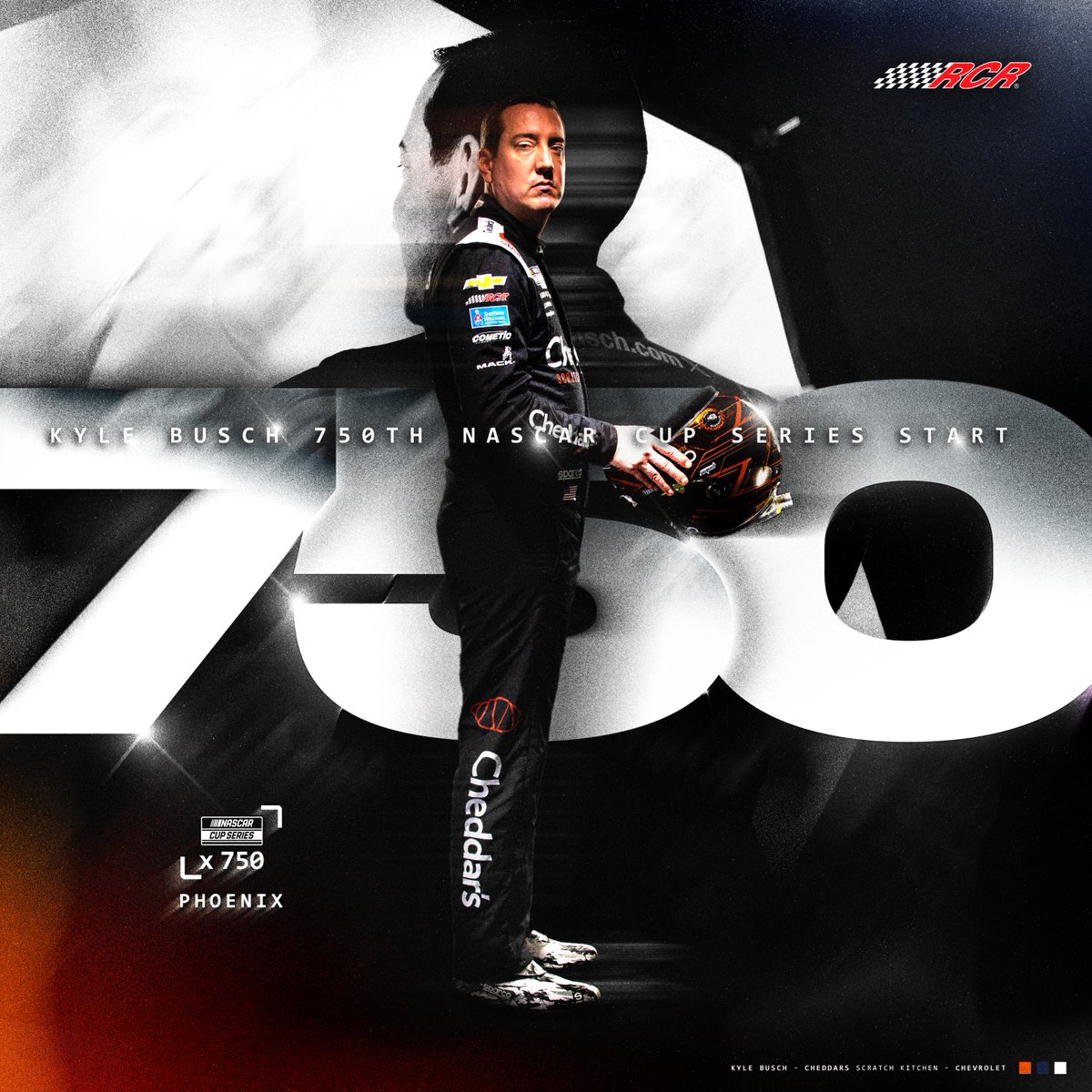 Closing out the season with start No. 750 in the NASCAR Cup Series.