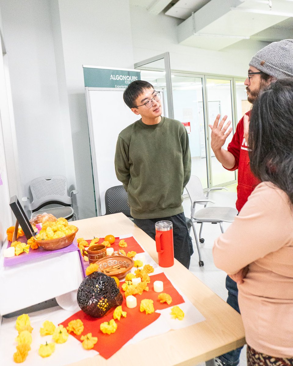 AlgonquinColleg's tweet image. On Oct. 27, the International Education Centre (IEC) hosted a #DayoftheDead themed Coffee Break for students to connect and learn more about this holiday that celebrates and honours the lives of deceased loved ones.

Learn more about the IEC: algonquincollege.com/international