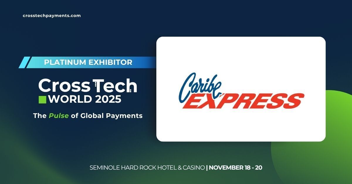 Proud to welcome Caribe express as a Platinum sponsor of #CrossTechWorld2025 

Together, we’re driving innovation in fintech &amp; cross-border payments.

📅 Nov 18–20 | Miami 
🎟️ Don’t miss it → crosstechpayments.com