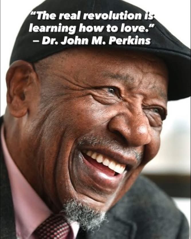 The world has seen enough anger. Enough division.

Dr. Perkins reminds us — the real revolution isn’t in revenge or power.
It’s in the radical act of love.

Love that forgives.
Love that rebuilds.
Love that lasts.

❤️ #LoveIsTheMovement #DrJohnMPerkins #PerkinsLegacy
