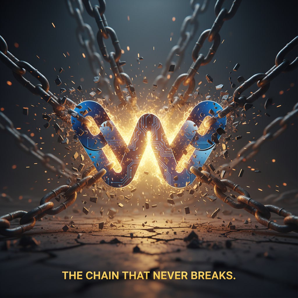⚡ THE CHAIN THAT NEVER BREAKS ⚡
W Chain strong, unshakable, and built to last.
This image says it all. Let’s dive into what it represents 🧵👇
$WCO #WChain #MassivePassive #DeFi #Web3 #WinityLife #WAVE #WSwap #WPlus #CryptoLifestyle #Next100x #FreedomInMotion #CryptoStrong