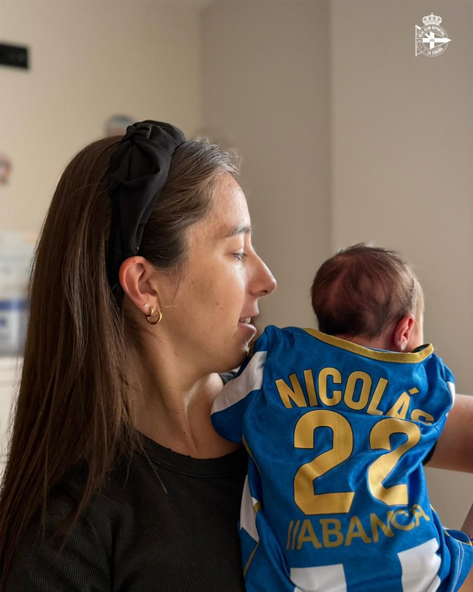 Temos un novo deportivista na familia!🥹

Benvido, Nicolás!💙

Parabéns, Cris!🫂