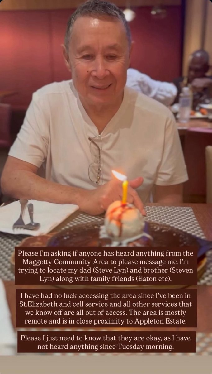 rachie8aa's tweet image. Signal Boost please ! My friend is trying to get in contact with their family in St. Elizabeth!!