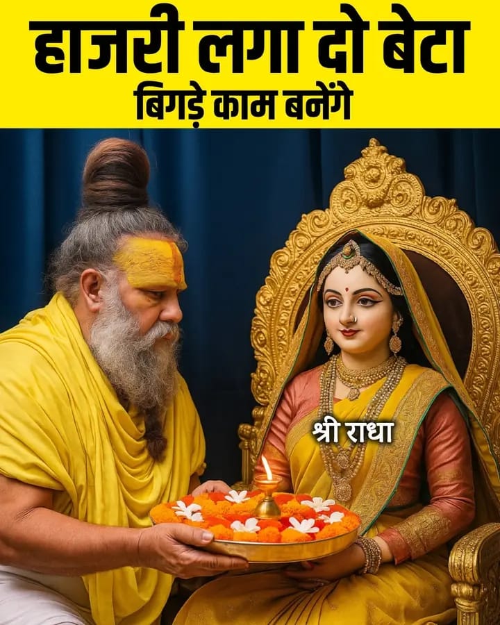 कल शाम तक कोई अच्छी खबर मिलेगी बस मन से एक बार ( राधा राधा ) लिख दो..