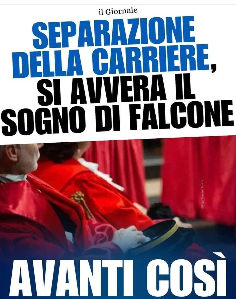 Il sogno di Falcone era un Paese senza mafiosi e delinquenti vari. Vergognatevi.
<a href="/ilgiornale/">ilGiornale</a> #refendum