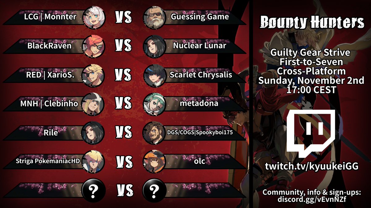kyuukei's tweet image. Starting and finishing the evening extremely wild today with more EU superstars on Bounty Hunters FT7. Our weekly Sunday show-matches will commence at the usual 5PM CET mark!

See you @ twitch.tv/kyuukeiGG in 50 minutes!