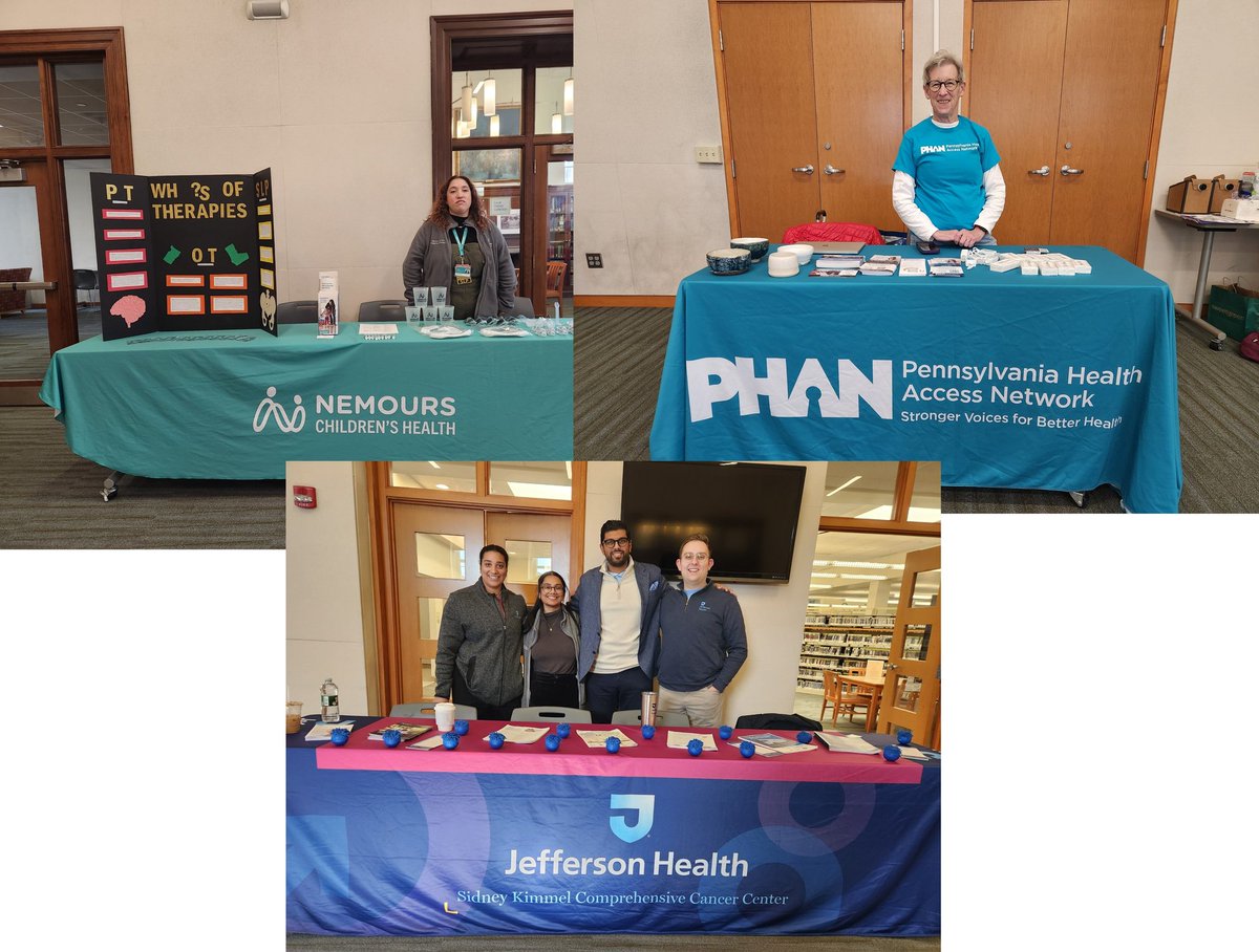 DrsMeena's tweet photo. Yesterday we held the first annual PA
@drsforamerica Hat-Trick for Health w/vaccines, healthcare help, resources &amp; TONS of swag &amp; food! SO much thanks to @pahealthaccess @Nemours Shippack Pharm @TJUHospital Penn ID, PA Unplugged &amp; all who came by! 😊Looking forward to 2026 #HT4H! https://t.co/Om5AW2LNUs