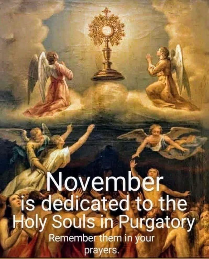On this All Souls Day and throughout November let us pray for all who have died. Let us remember that the central mission of the Church is the salvation of souls.