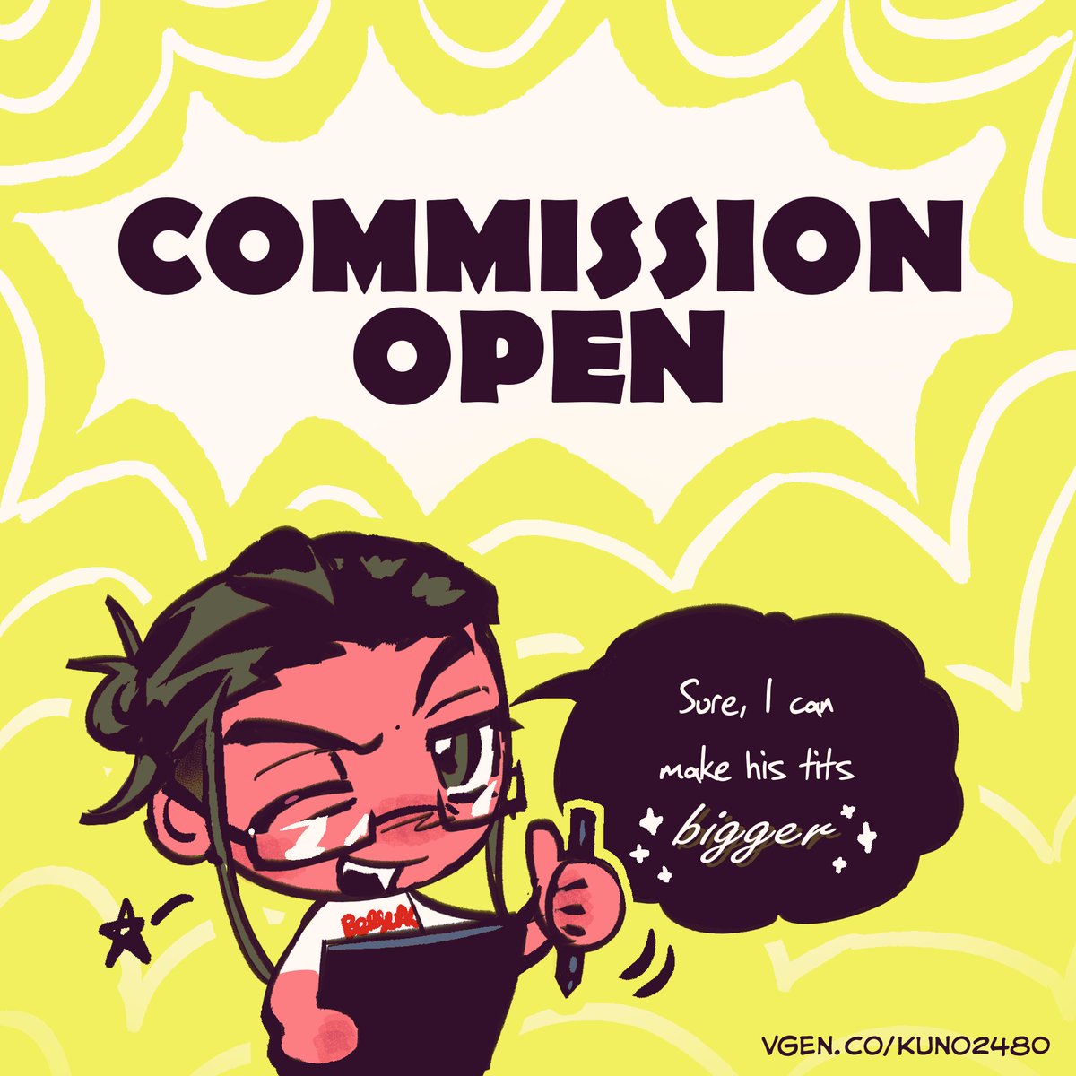 ⚡️Commission open⚡️

Please give my page a look, thank you! 🫶
>>>vgen.co/Kuno2480<<<