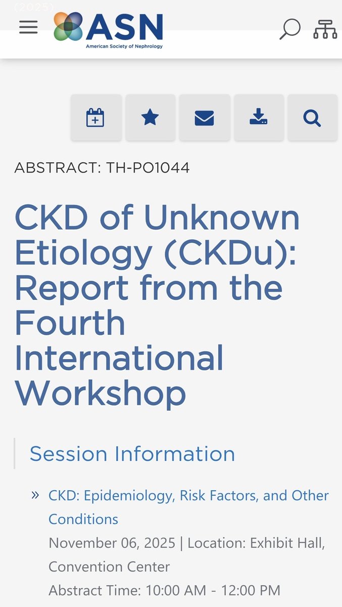 CKDu is a major public health crisis. CENCAM <a href="/SECOMISCA/">SE-COMISCA / SICA</a> <a href="/SLANH_/">SLANH</a>, SALTRA, <a href="/Aecid_Guatemala/">Aecid Guatemala</a> held an Int Workshop in Guate 2024.  Designed to provide scientific evidence to support action in implement effective education, prevention, and control strategies. 
See you Nov07 ASN #1525