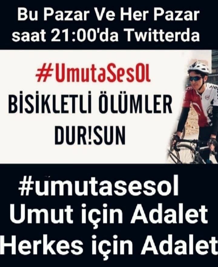 ⛔Bugün günlerden UMUT
⛔Bu çocuğun adı UMUT GÜNDÜZ!
⛔15 Temmuz 2020 de öldürüldü!
⛔Katili aramızda
⛔Adalet ve Adil yargılanma birgün herkes için gerekli olacak.
⛔Umut için Adalet Herkes için Adalet
Sessiz kalma,Yaşamak ve yaşatmak için
#umutasesol
