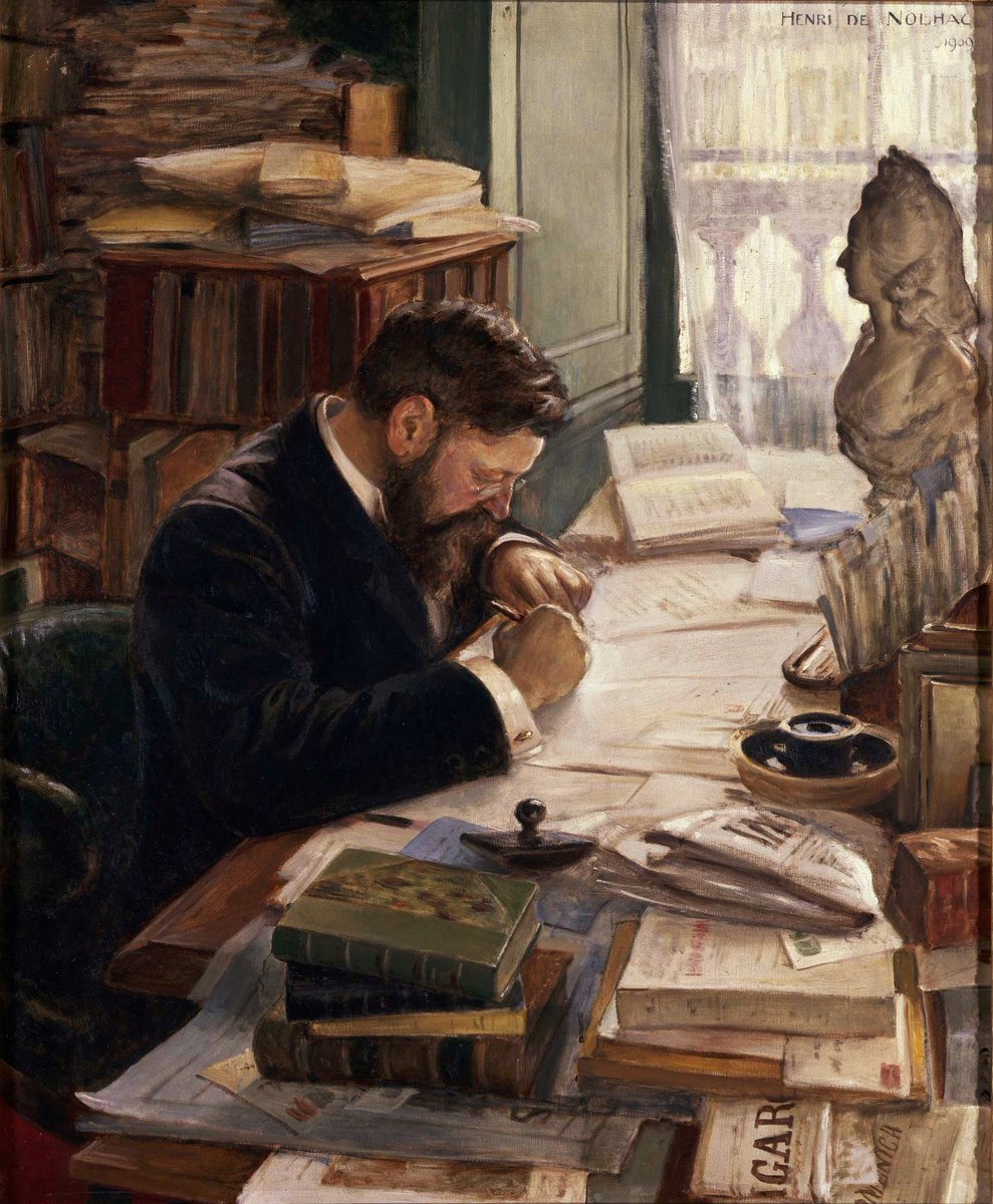 Sépulture et monument de #PierredeNolhac (1859-1936) à #Riom (63), grand artisan de la modernisation et de la reconstitution des collections du château de #Versailles de 1892 à 1919, retiré au musée #JacquemartAndré de 1919 à 1937, membre de l’#Académiefrançaise en 1922.