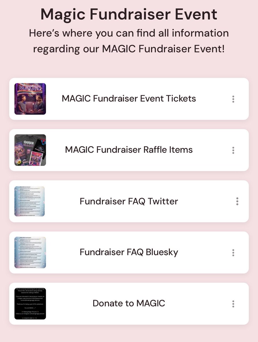 #Earpers #Swearpers The MAGIC fundraiser is live! You can get tickets, donate, view the raffle list of what we’ve gathered so far, and view our FAQs, all here: bit.ly/4oSCZOs reach out to us with questions. <a href="/BoyeahLeah/">Leah Boyea 🐒 (They/Them)</a> <a href="/WayHaughtElf/">Jasper - If lost, return to Kat Barrell</a> <a href="/AlexandraRipka/">Alex🕊️</a> <a href="/KaticsEarper/">Alex ✌ #WelcomeHomeWynonna</a>