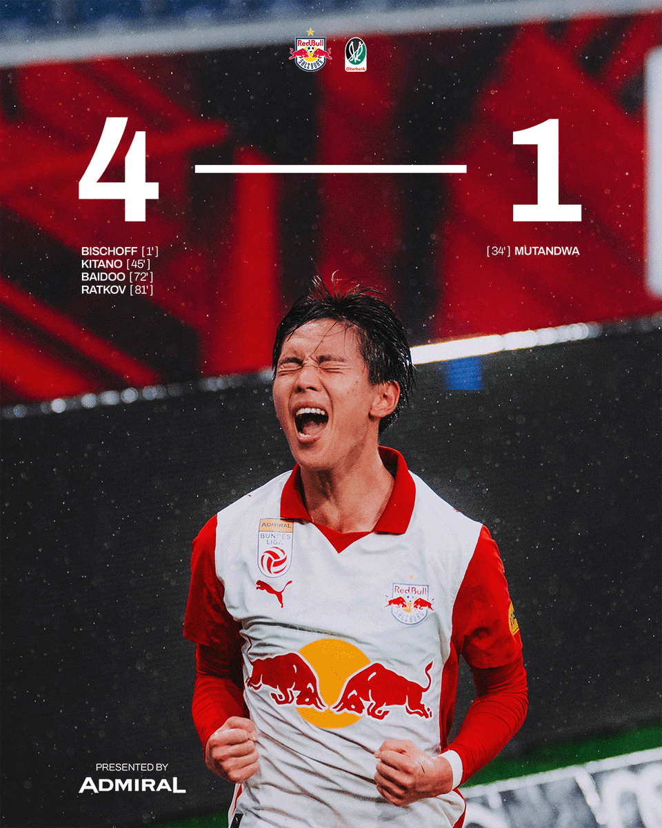 RedBullSalzburg's tweet photo. HEIMSIEG! 😍
#RBSSVR 🔴⚪️ https://t.co/W71ySPTb8i