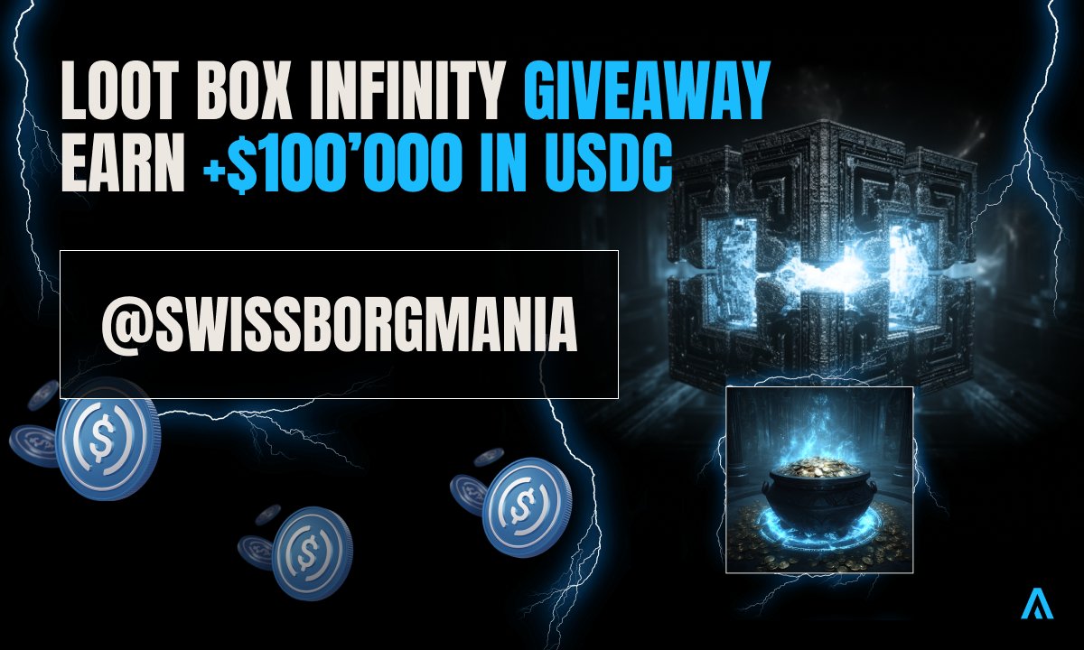 #Giveaway <a href="/AgoraHub_io/">Agora - Web3's Opportunity Arena</a>
📣 Votre attention SVP 
Les Infinity Loot Box (LBox) arrivent le 5 nov à 18h !
🎁 $100,000 ien USDC (up to 30,000$ de Jackpot)
✨ 20 LBox à gagner - (5 gagnants x4 LBox)

1️⃣ Like &amp; Retweet
2️⃣ Tag 3 amis
📅 TAS : 3 Nov 18H
+ D'info 👉 bit.ly/4oNW984