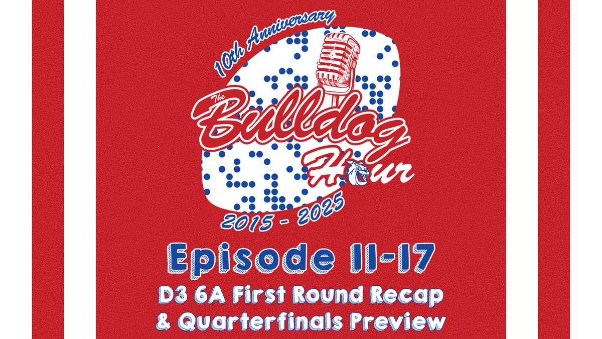 CoachJoeMays's tweet image. Will be joined by @MDrago59 &amp;amp; @JeffReinhart77 on tonight's @BulldogHour! We will recap the D3 6A 1st Rd games &amp;amp; preview the @WilsonBulldogs quarterfinal vs York William Penn. Plus a look around the @piaadistrict3 football brackets, and maybe a look at the 26/27 schedules! Watch…