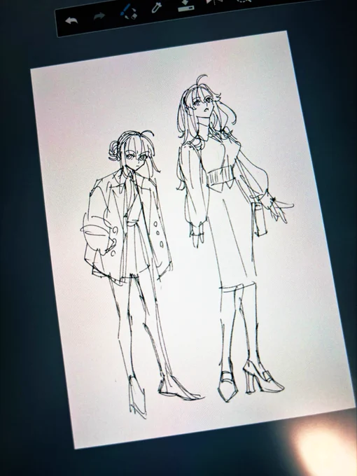 1回描き始めると楽しくて止まんないよ〜〜〜〜