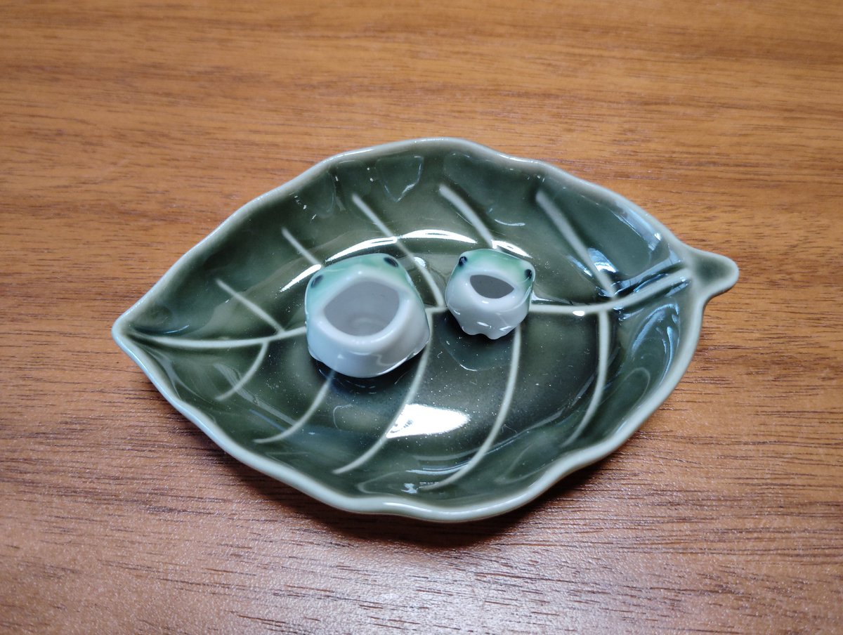 カエルさんにお家が出来た｡⁠◕⁠‿⁠◕⁠｡