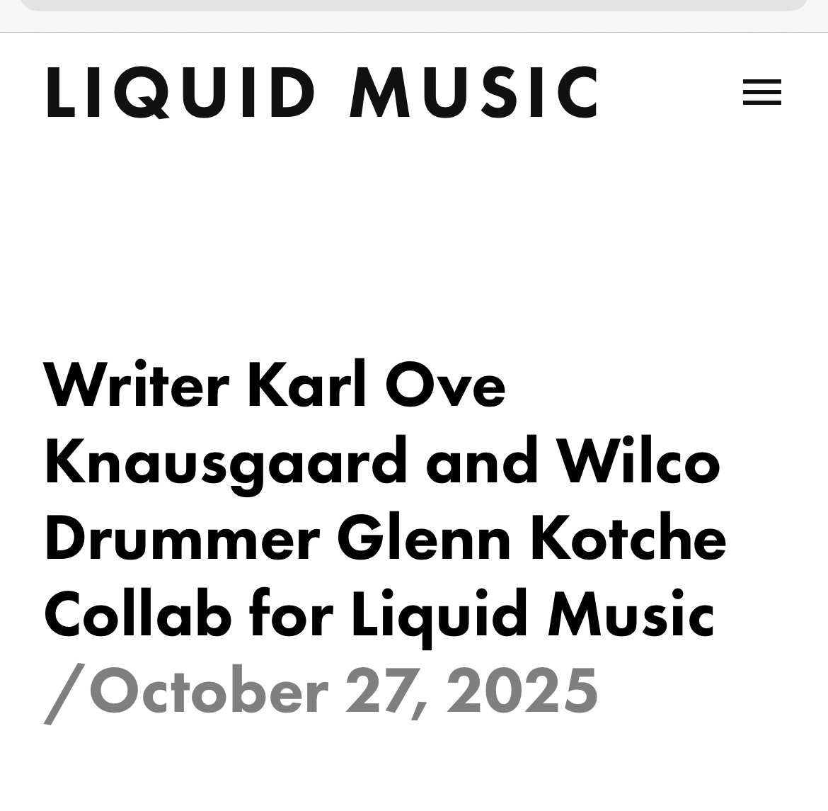 I’m warning you now: when I become a famous writer, you’ll be subjected to all the terrible music I made when I was younger.