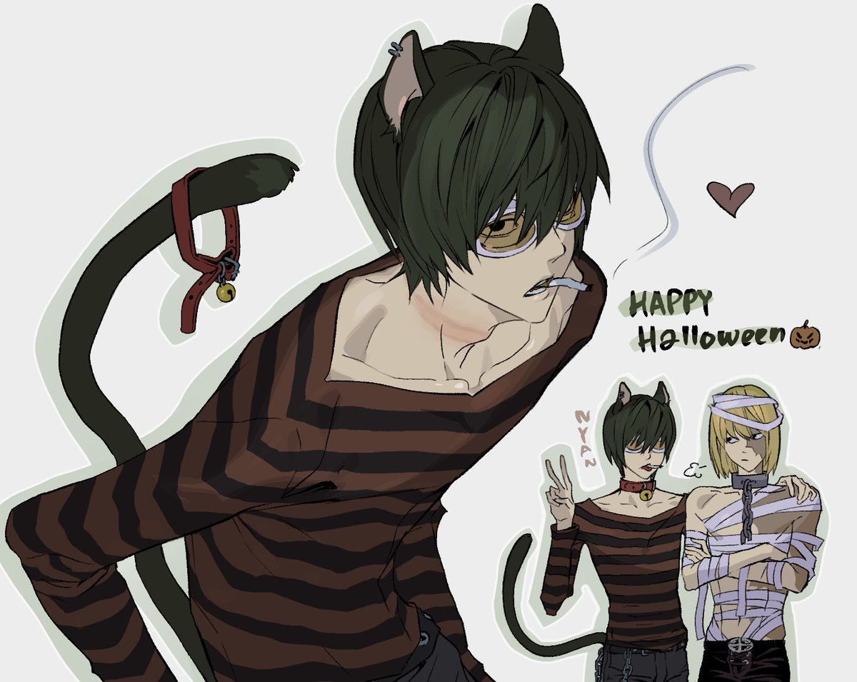 107omoide's tweet image. 10月34日。。。Happy Halloween ˓˓ (̨̡*°꒳°*)̧̢  
#matt #DEATHNOTE