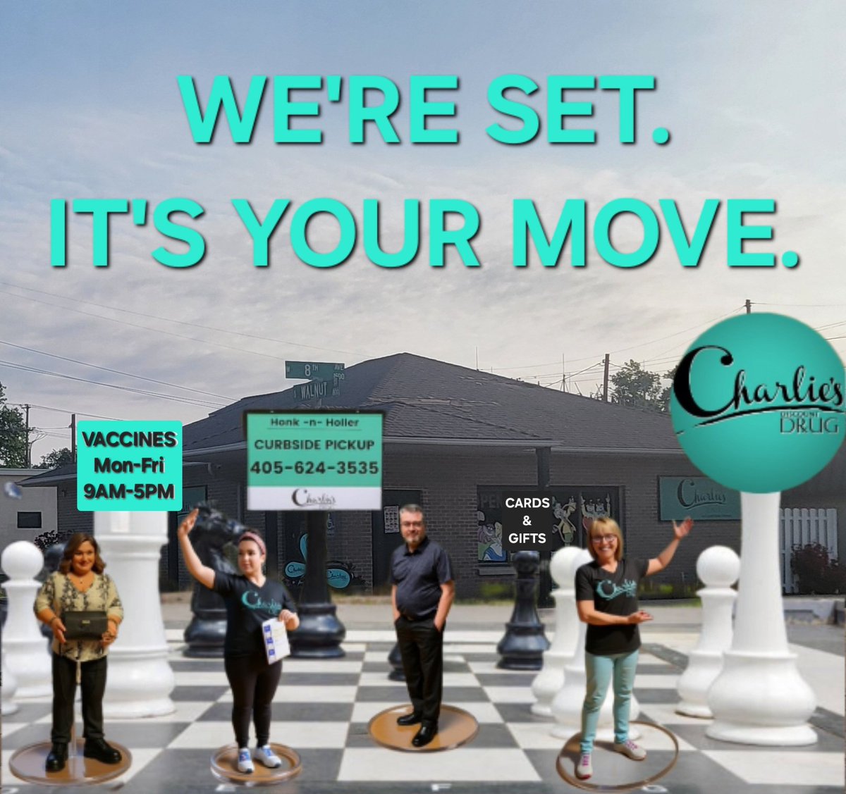 Which Team Would You Choose?
It's Your Move. #ShopSmall #shoplocal #shopatcharliesdrug #waitless #feelbetter #youareanamehere <a href="/CharliesDrug/">Charlies Drug</a>
